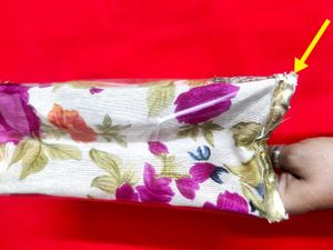 Floral Print 🌸Vanity Box Pouch with Gold Trim