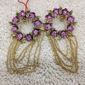 Flower earing