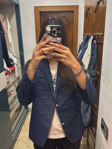 Men's Blue Ethnic Jacket