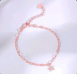 Rose Gold Star Charm Anklet/bracelet (1 piece)