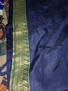 Unused Blue Saree