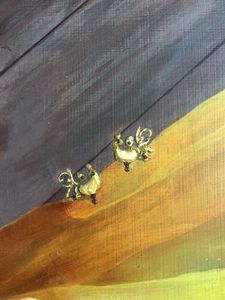 Original Oil Painting (pure Gold Foil Art)