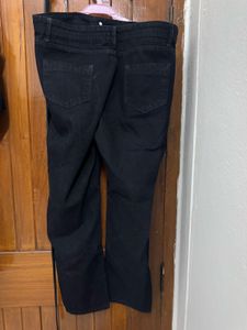 Black rugged jeans