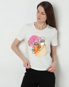Vero Moda Abstract Face T-Shirt