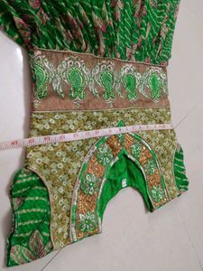 anarkali dress with dupatta and bottom wear