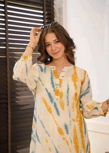 Tie-Dye Kurti Pant Set