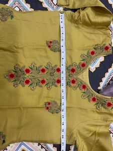 Mustard Yellow Kurta &amp; Shalwar