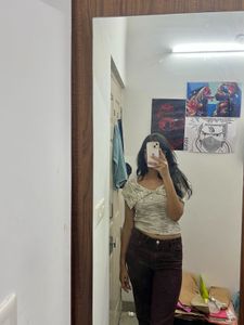 Gray Knit Top