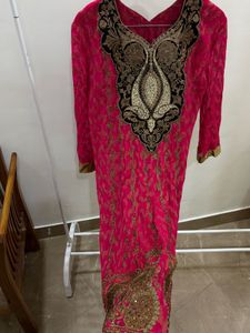 Bright Magenta Pink Salwar Kameez