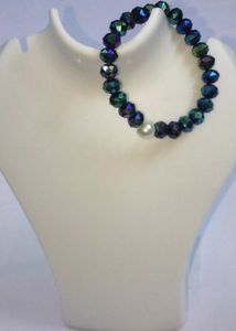 Style Trend Rainbow Acrylic Braslate2 pic unique