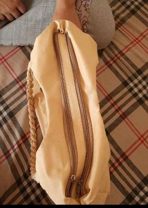Cream Colour Hand / Shoulder Bag , Spacious One..