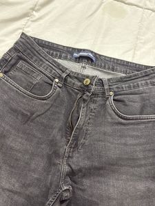 Distressed Black Jeans