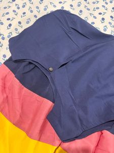 Color Block Sleeveless Dress
