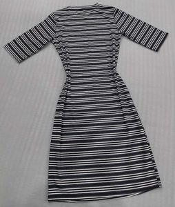 Striped Bodycon Midi Dress