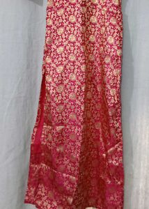 Pink Chanderi Silk Kurti