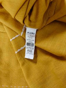 Vibrant Yellow Cotton Kurta