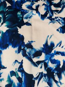 Floral Print High Neck Dress