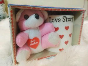 1 Cute Teddy Bear &amp; Mug Gift Set