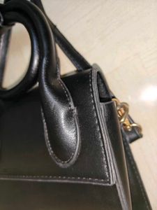 Black Mini Top Handle Bag