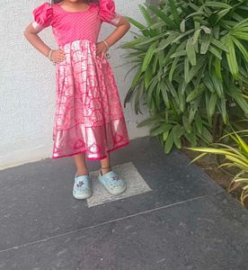 Pink Ethnic Dress