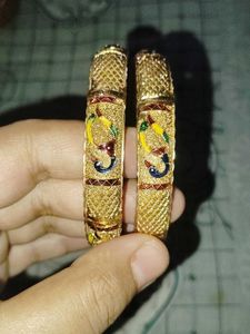 Golden Bangles (Set of 2)