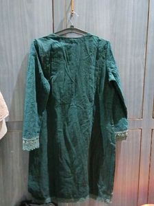 Elegant Green Chikankari Kurta