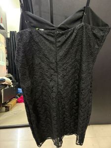 Black Lace Mini Dress