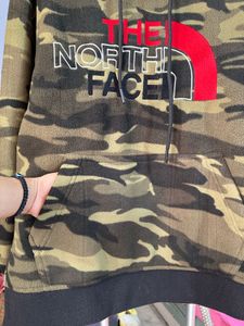 north face camo hoodie / unisex wear