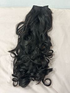 Clip-in Black Curly Hair Extension