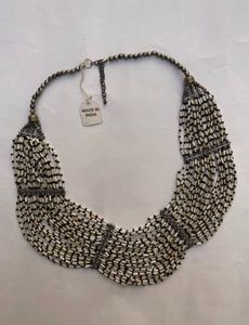 Multilayered Beaded Statement Necklace