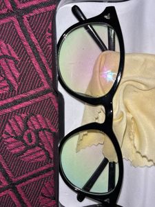 Stylish Black Eyeglasses with Case