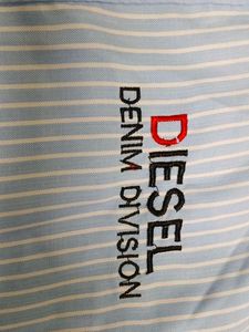 Diesel LACOSTE Denim Division Striped Shirt