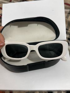 Trendy White Frame Sunglasses