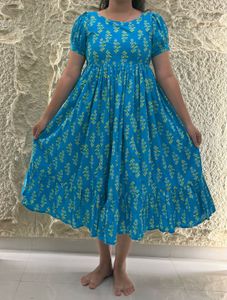 Pinteresty Bohemian Floral Print Midi Dress