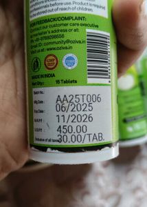 Oziva Metabolic ACV Moringa Tablets