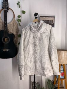 Nike White Patterned Jacket