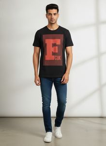 FCUK Black T-Shirt – Size L