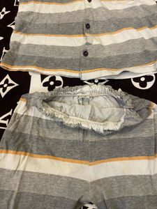 Striped Kids' Pajama Set