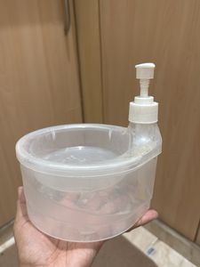Clear Pump Dispenser Bottle