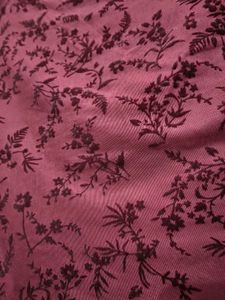 y2k Burgundy Floral Mesh Cropped Top