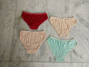 Comfortable Cotton Panties (Set of 4)