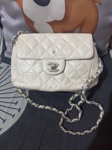 White Quilted Chanel Knock Off