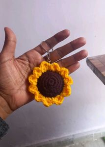 Sunflower Keychain