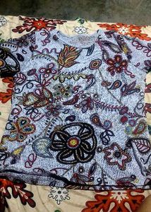 Boho Floral Print T-Shirt