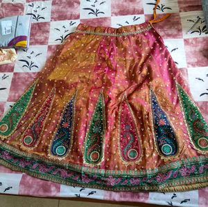New Embroidered Lehenga Choli Set (Worn Once)