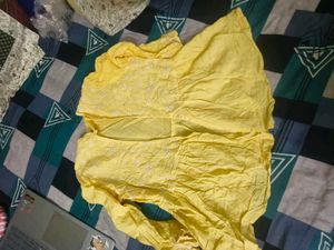 Yellow Embroidered Kurta Set