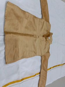 Beautiful Golden Colour Kurta Boys
