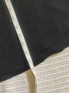 Black Lace Trim Nightgown