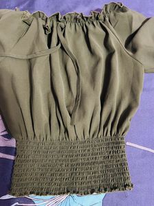 Olive Green Top