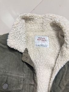 Sherpa Lined Corduroy Jacket